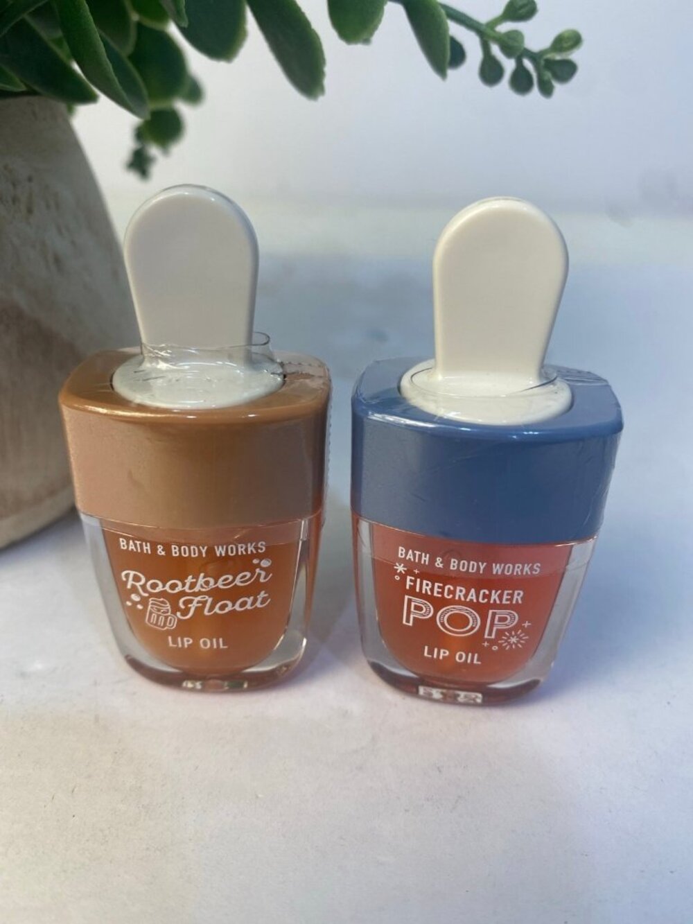 “Firecracker Pop” “Rootbear Float” New Lip & Sealed Lip Oils x 2